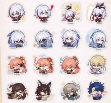 Load image into Gallery viewer, Honkai: Star Rail Pom Pom Exhibition Hall Themed Sticker Pack