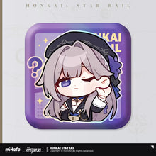 Load image into Gallery viewer, Honkai: Star Rail Pom Pom Exhibition Hall Themed Square Badge
