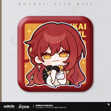 Load image into Gallery viewer, Honkai: Star Rail Pom Pom Exhibition Hall Themed Square Badge