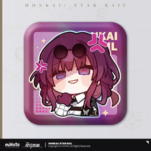 Load image into Gallery viewer, Honkai: Star Rail Pom Pom Exhibition Hall Themed Square Badge