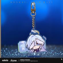 Load image into Gallery viewer, Honkai: Star Rail Pom Pom Exhibition Hall Themed Acrylic Keychain