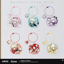Load image into Gallery viewer, Honkai: Star Rail Tiny Cat Themed Acrylic Character Keychain Preorder