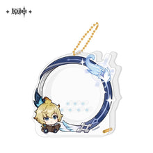 Load image into Gallery viewer, Genshin Impact Acrylic Character Frame Badge Display Case Preorder