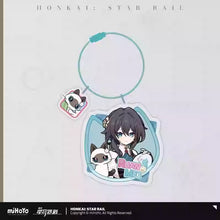 Load image into Gallery viewer, Honkai: Star Rail Tiny Cat Themed Acrylic Character Keychain Preorder