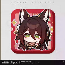 Load image into Gallery viewer, Honkai: Star Rail Pom Pom Exhibition Hall Themed Square Badge