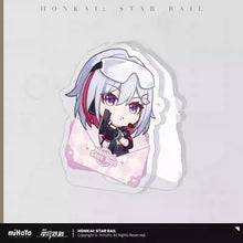 Load image into Gallery viewer, Honkai: Star Rail Nameless Guest Themed Acrylic Character Clip Preorder