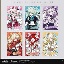 Load image into Gallery viewer, Honkai: Star Rail Tiny Cat Themed Laser Collectible Character Ticket Preorder