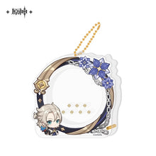 Load image into Gallery viewer, Genshin Impact Acrylic Character Frame Badge Display Case Preorder