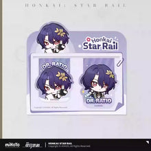 Load image into Gallery viewer, Honkai: Star Rail Pom-Pom Exhibition Hall Themed Soft Magnetic Bookmark Preorder