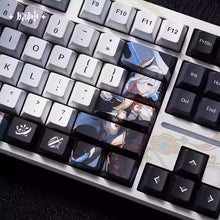 Load image into Gallery viewer, Genshin Impact Shenhe Mechanical Keyboard Hot Swappable Preorder