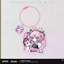 Load image into Gallery viewer, Honkai: Star Rail Tiny Cat Themed Acrylic Character Keychain Preorder