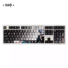 Load image into Gallery viewer, Genshin Impact Shenhe Mechanical Keyboard Hot Swappable Preorder