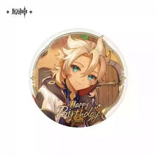 Load image into Gallery viewer, Genshin Impact Destined Day Themed Character Badge Preorder