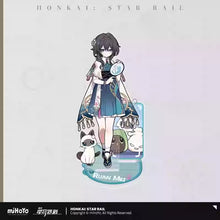 Load image into Gallery viewer, Honkai: Star Rail Tiny Cat Themed Acrylic Character Stand Preorder