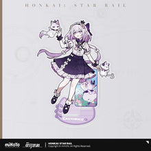 Load image into Gallery viewer, Honkai: Star Rail Tiny Cat Themed Acrylic Character Stand Preorder