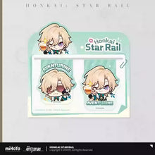 Load image into Gallery viewer, Honkai: Star Rail Pom-Pom Exhibition Hall Themed Soft Magnetic Bookmark Preorder