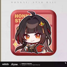 Load image into Gallery viewer, Honkai: Star Rail Pom Pom Exhibition Hall Themed Square Badge
