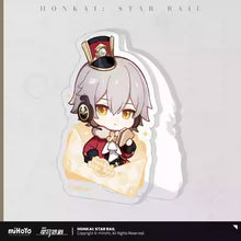 Load image into Gallery viewer, Honkai: Star Rail Nameless Guest Themed Acrylic Character Clip Preorder