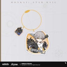 Load image into Gallery viewer, Honkai: Star Rail Tiny Cat Themed Acrylic Character Keychain Preorder