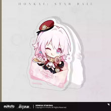 Load image into Gallery viewer, Honkai: Star Rail Nameless Guest Themed Acrylic Character Clip Preorder
