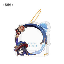 Load image into Gallery viewer, Genshin Impact Acrylic Character Frame Badge Display Case Preorder
