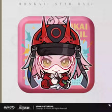 Load image into Gallery viewer, Honkai: Star Rail Pom Pom Exhibition Hall Themed Square Badge