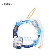 Load image into Gallery viewer, Genshin Impact Acrylic Character Frame Badge Display Case Preorder