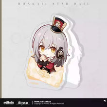 Load image into Gallery viewer, Honkai: Star Rail Nameless Guest Themed Acrylic Character Clip Preorder