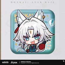 Load image into Gallery viewer, Honkai: Star Rail Pom Pom Exhibition Hall Themed Square Badge