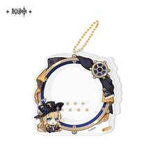 Load image into Gallery viewer, Genshin Impact Acrylic Character Frame Badge Display Case Preorder