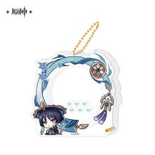 Load image into Gallery viewer, Genshin Impact Acrylic Character Frame Badge Display Case Preorder