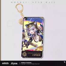 Load image into Gallery viewer, Honkai: Star Rail The Nihility Character Acrylic Keychain
