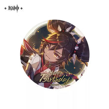 Load image into Gallery viewer, Genshin Impact Destined Day Themed Character Badge Preorder