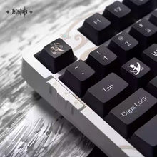 Load image into Gallery viewer, Genshin Impact Shenhe Mechanical Keyboard Hot Swappable Preorder