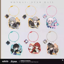 Load image into Gallery viewer, Honkai: Star Rail Tiny Cat Themed Acrylic Character Keychain Preorder