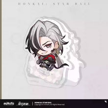 Load image into Gallery viewer, Honkai: Star Rail Nameless Guest Themed Acrylic Character Clip Preorder