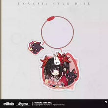 Load image into Gallery viewer, Honkai: Star Rail Tiny Cat Themed Acrylic Character Keychain Preorder