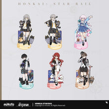Load image into Gallery viewer, Honkai: Star Rail Tiny Cat Themed Acrylic Character Stand Preorder