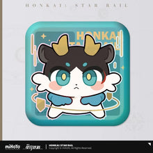 Load image into Gallery viewer, Honkai: Star Rail Pom Pom Exhibition Hall Themed Square Badge