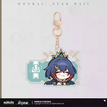 Load image into Gallery viewer, Honkai: Star Rail Pom Pom Exhibition Hall Themed Acrylic Keychain