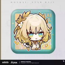 Load image into Gallery viewer, Honkai: Star Rail Pom Pom Exhibition Hall Themed Square Badge