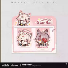 Load image into Gallery viewer, Honkai: Star Rail Pom-Pom Exhibition Hall Themed Soft Magnetic Bookmark Preorder