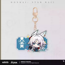Load image into Gallery viewer, Honkai: Star Rail Pom Pom Exhibition Hall Themed Acrylic Keychain