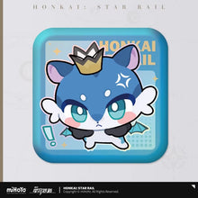 Load image into Gallery viewer, Honkai: Star Rail Pom Pom Exhibition Hall Themed Square Badge