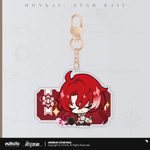 Load image into Gallery viewer, Honkai: Star Rail Pom Pom Exhibition Hall Themed Acrylic Keychain