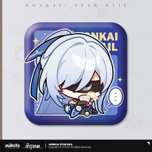 Load image into Gallery viewer, Honkai: Star Rail Pom Pom Exhibition Hall Themed Square Badge