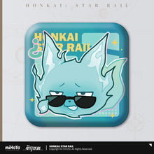 Load image into Gallery viewer, Honkai: Star Rail Pom Pom Exhibition Hall Themed Square Badge