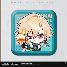 Load image into Gallery viewer, Honkai: Star Rail Pom Pom Exhibition Hall Themed Square Badge