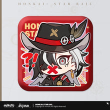 Load image into Gallery viewer, Honkai: Star Rail Pom Pom Exhibition Hall Themed Square Badge