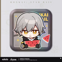 Load image into Gallery viewer, Honkai: Star Rail Pom Pom Exhibition Hall Themed Square Badge